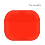 Coque HOBBYTECH Coque en silicone pour airpods pro Rouge