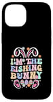 Coque pour iPhone 14 Thème de Pâques I'm the Fishing Bunny