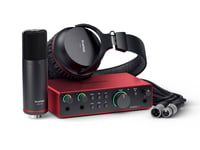 Focusrite Scarlett STUDIO 2i2 Gen4, inkl mikrofon og hodetelefon