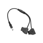 DC 5.5 2.1 Monitor Power Cable Low Heat Generation Female To Double DTAP Mal WAI