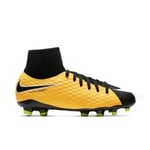 Nike Jr Hypervenom Phelon Iii Dynamic Fit Fg 917772 801 Svarta,gula 36