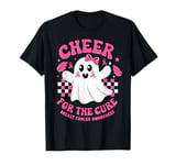 Cheer for the Cure Breast Cancer Awareness Ghost Pink Ribbon T-Shirt