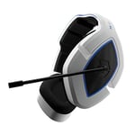 Gioteck TX50 - Casque Gaming PS5 Filaire - Micro Antibruit et Contrôle du Volume - Son Surround - Cable Jack 3.5mm - Casque Gamer Compatible avec Switch/PS4/PS5/Xbox One/Series et PC (Blanc/Noir)