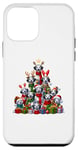 Coque pour iPhone 12 mini Christmas Tree Dalmatian Dalmatians Dal Dally Dog