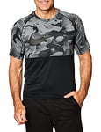 NIKE Top Slim Camo T-Shirt Men's T-Shirt - Black, XXL