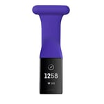 Makzib Fob for Fitbit Charge 3/ Charge 4 Silicone Fob Strap Band for Nurses Midwives Doctors Healthcare Paramedics Hikers (Purple)