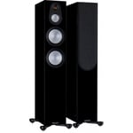 Monitor Audio Silver 300 7G - Enceintes Colonnes Satin Noir, Bois Blanc,...