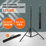 9.2FT Photography Studio Light Stands Air Cushion Tripod For Ring Light Softbox