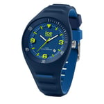 ICE-WATCH - P. leclercq Blue Lime - Montre Bleue pour Homme avec Bracelet en Silicone - 020613 (Medium)