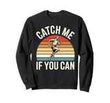 Catch Me If You Can Vintage Runner with Sunset Design Sweatshirt