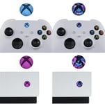 60 Pcs Autocollants Switch Pour Xbox Series X S Manette,Stickers Bouton D'accueil Logo Pour Xbox One/Pour Xbox One X S Console&controller,Pour Xbox One Elite Manette& Kinect