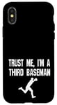 iPhone X/XS Funny 3rd Third Baseman Baseball Player Defense Field Case