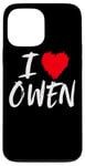 Coque pour iPhone 13 Pro Max J"adore Owen Dad Boyfriend Mari Fils Petit-fils