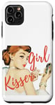 iPhone 11 Pro Max elegant woman doing her make up saying "girl kisser" Case