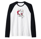 Peanuts - Christmas Snoopy Joyful Moment Raglan Baseball Tee