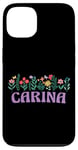 Coque pour iPhone 13 Wildflower Floral Carina Prénom Fête des Mères Femme