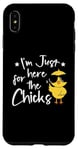 Coque pour iPhone XS Max I'm Just Here for the Chicks - Adorable poussin de Pâques