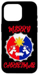 Coque pour iPhone 16 Pro Pinoy Drapeau philippin philippin soleil Noël ange crèche