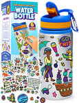 PURPLE LADYBUG Decorate Your Own Water Bottle Craft Kits for Kids - Cool 6 Year Old Boy Gifts Ideas, Birthday Presents for Kids 6-12, Fun 7 Year Old Boy Gifts, Kids Water Bottles, & Crafts for Boys