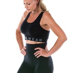 FUNQ WEAR Seamless Sport-bh utan bygel,  svart