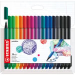 Stabilo Stylo-feutre PointMAX - pointe large Étui de 18 coloris d'encre assortis