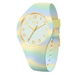 ICE-WATCH - Ice Tie And Dye Fresh Mint - Montre Verte pour Femme avec Bracelet en Silicone - 020949 (Small)