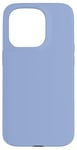 Coque pour iPhone 15 Pro Couleur bleu sérénité simple