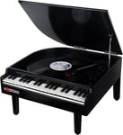 VOSTERIO Bluetooth Record Player with Built-in Speakers, Modern 3-Speed with USB