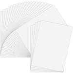 25 Feuilles de Papier Autocollant en Vinyle Imprimable Auto-AdhéSif Feuille de Papier D'Impression Blanc Mat ImperméAble, pour Imprimante à Jet