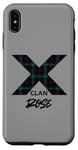 Coque pour iPhone XS Max Rose Clan Scottish Name Blason Tartan