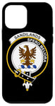 Coque pour iPhone 12 mini Armoiries Sandilands - Blason de la famille