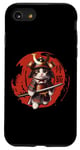 iPhone SE (2020) / 7 / 8 Kawaii Samurai Cat Women Men Cute And Funny Japanese Kitten Case