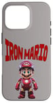 iPhone 16 Pro Iron Mario Cartoon Design Case