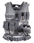 Rothco MOLLE Taktisk Väst - Cross Draw (ACU Camo, One Size) Size ACU Camo