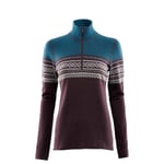 Aclima Womens DesignWool Marius Mockneck (Röd (LIFJELL) X-small)