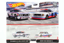 1:64 2er Jeu 1973 BMW 3.0 Csl + BMW 320 Groupe 5 Hot Wheels Premium