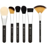 xoBeauty 6 Piece Sculpting Face Makeup Brush Set