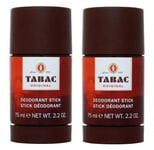 2 x Tabac Original Deodorant Stick For Men 75ml (2 PACK)