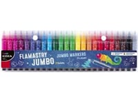 Derform Jumbo Felt-Tip Pens 24 Kidea Colors