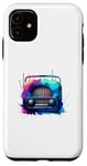 Coque pour iPhone 11 Radio Vintage Radios Antiques