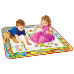 AquaDoodle Tomy - Maxi Tapis Fluo T72373, Tapis de Dessin à Eau Géant Arc-en-Ciel, Coloriage Géant, Tapis d'Éveil Adapté aux Enfants dès 18 Mois