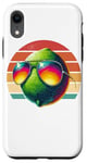 Coque pour iPhone XR Rétro Sunset Lunettes De Soleil Citron Vert Citrons Verts