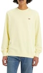 Levi's Men's Crew Sweatshirt, Wax Yellow, S