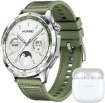 HUAWEI WATCH GT 4 Smart Watch 46MM Green Woven Fitness Tracker Compatible with A