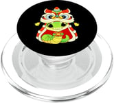 Happy Lunar Chinese New Year 2025 Cute Baby Snake Dragon PopSockets PopGrip pour MagSafe