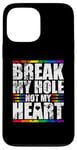 iPhone 13 Pro Max Break My Hole Not My Heart Funny Gay idea Case