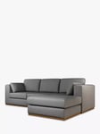 John Lewis + Swoon Rubik Grand 4 Seater RHF Chaise End Sofa, Dark Leg