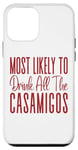 Coque pour iPhone 12 mini Plus susceptible de boire tous les casamigos hommes femmes shots Berry