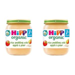 HiPP Organic Rice Pudding with Apple & Pear Baby Food Jar 7+ Months (6 x 160g) (Pack of 2)