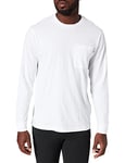 Urban Classics Men's Organic Basic Pocket LS T-Shirt, White, M